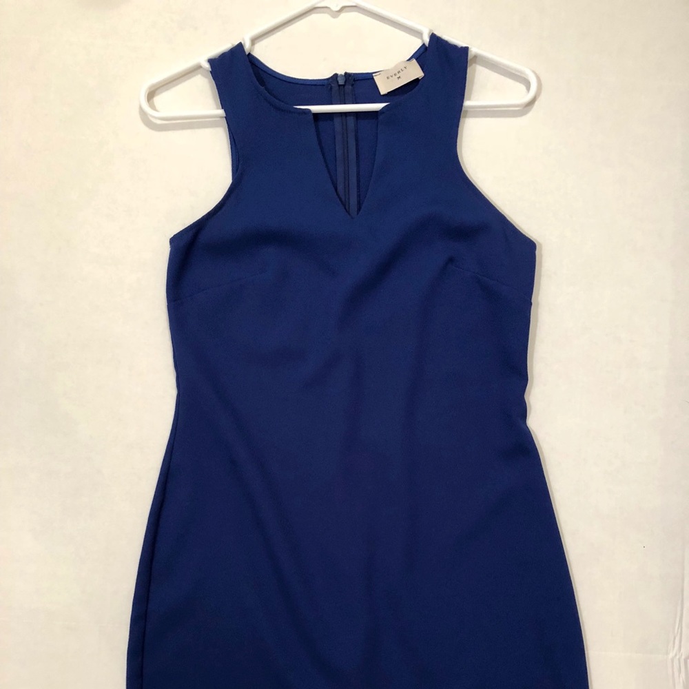 Fitted royal blue dress size small